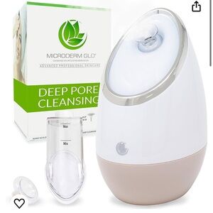 Microderm Glo Skincare Facial Steamer Spa +